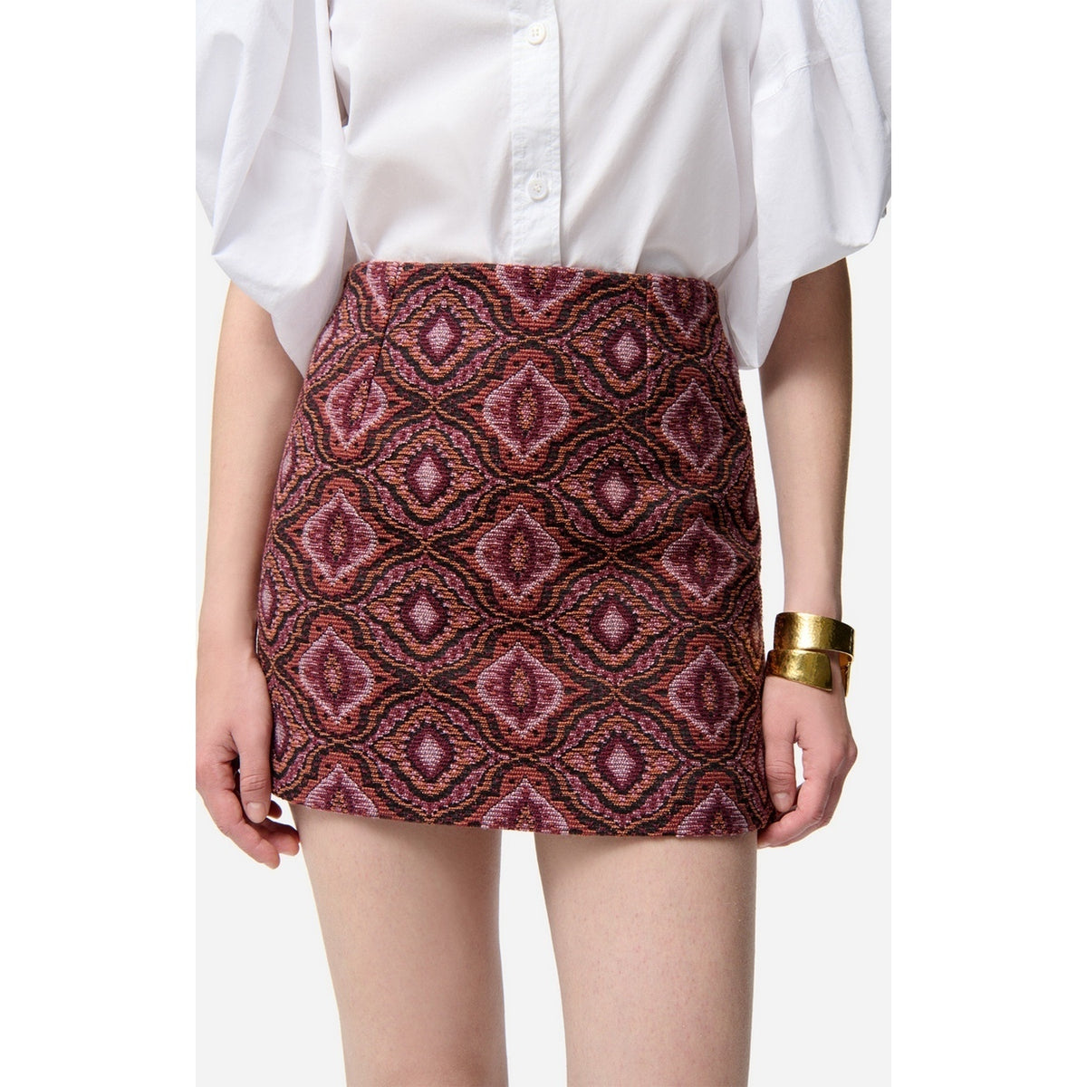 Jupe Courte Fall - Multico/Rose