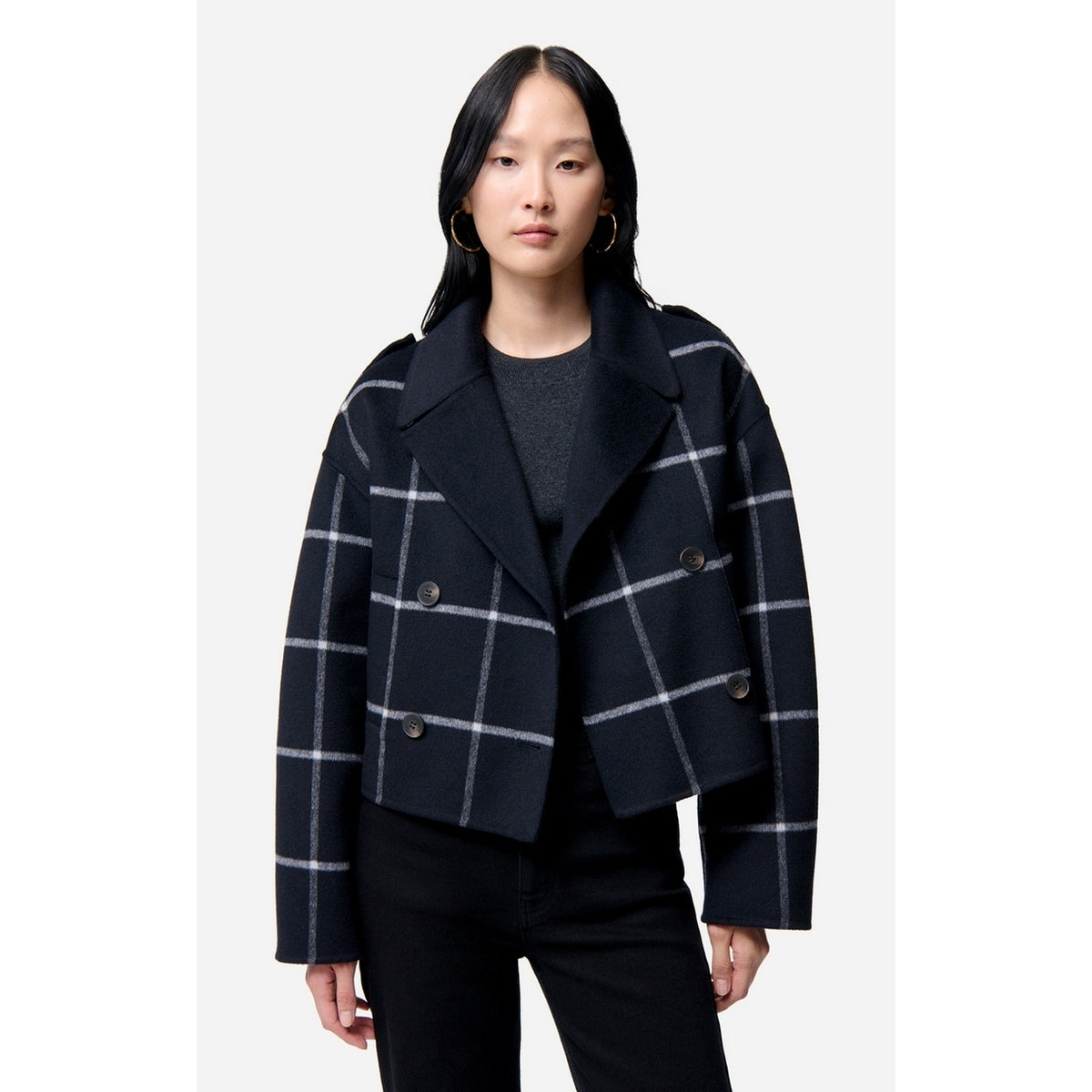 Blouson Beran - Noir/Blanc