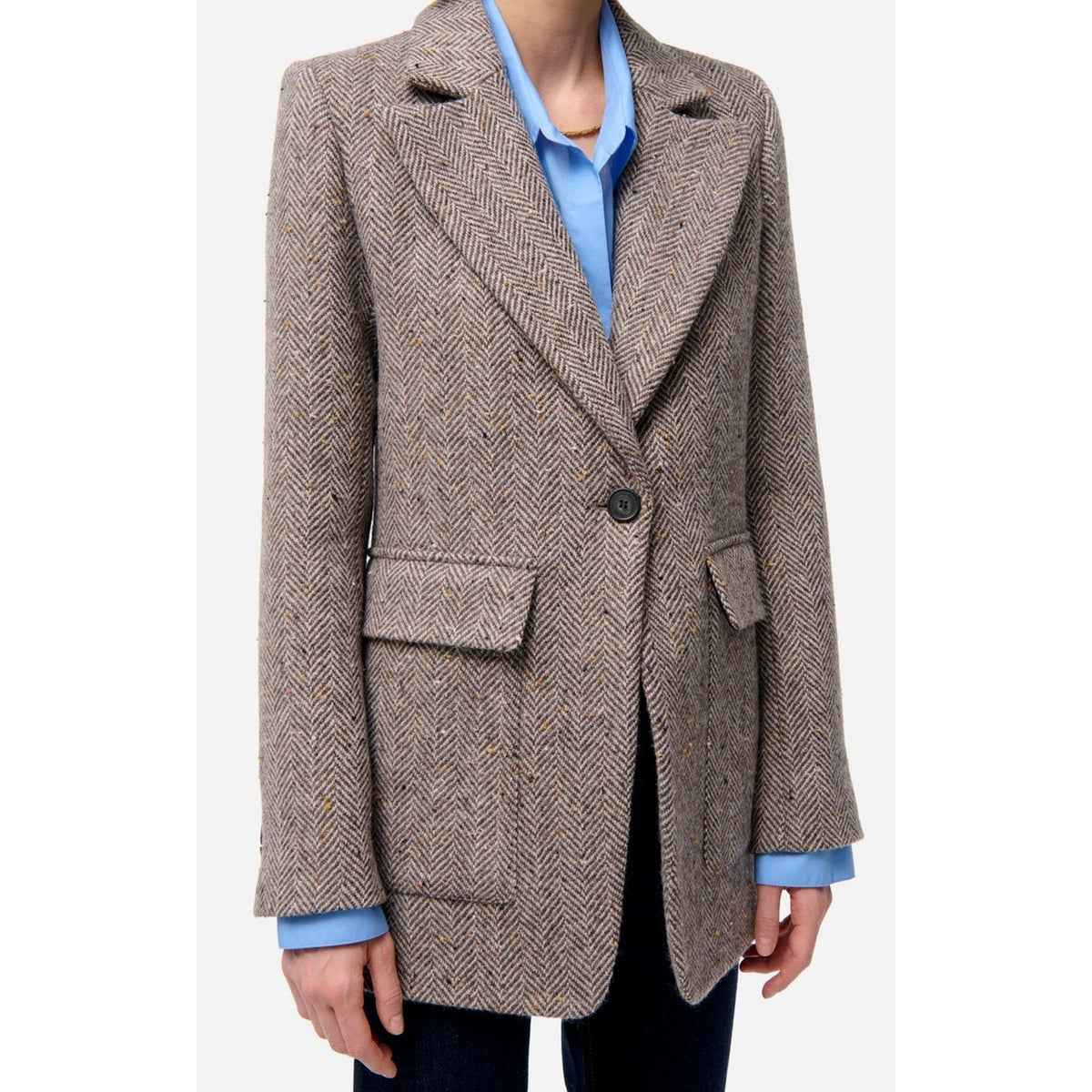 Blazer Floea - Gemêleerd Bruin