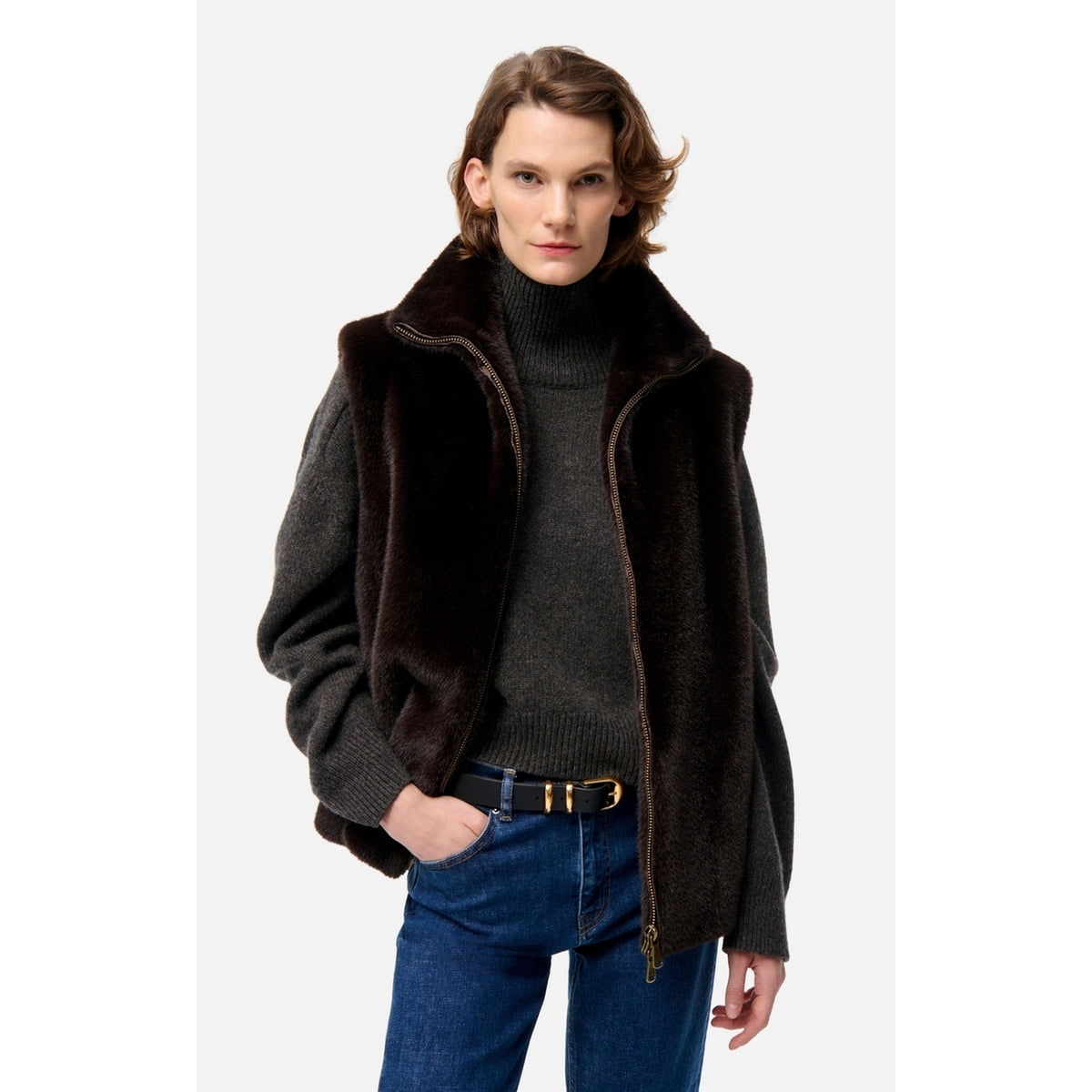 Blouson Sm Furo - Brun
