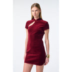 Robe Courte Fa - Cerise