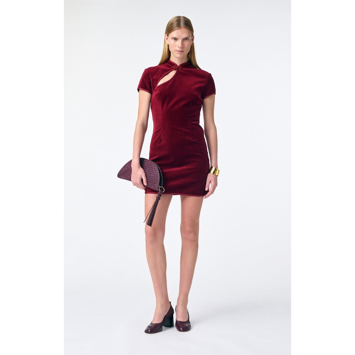 Robe Courte Fa - Cerise