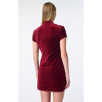 Robe Courte Fa - Cerise
