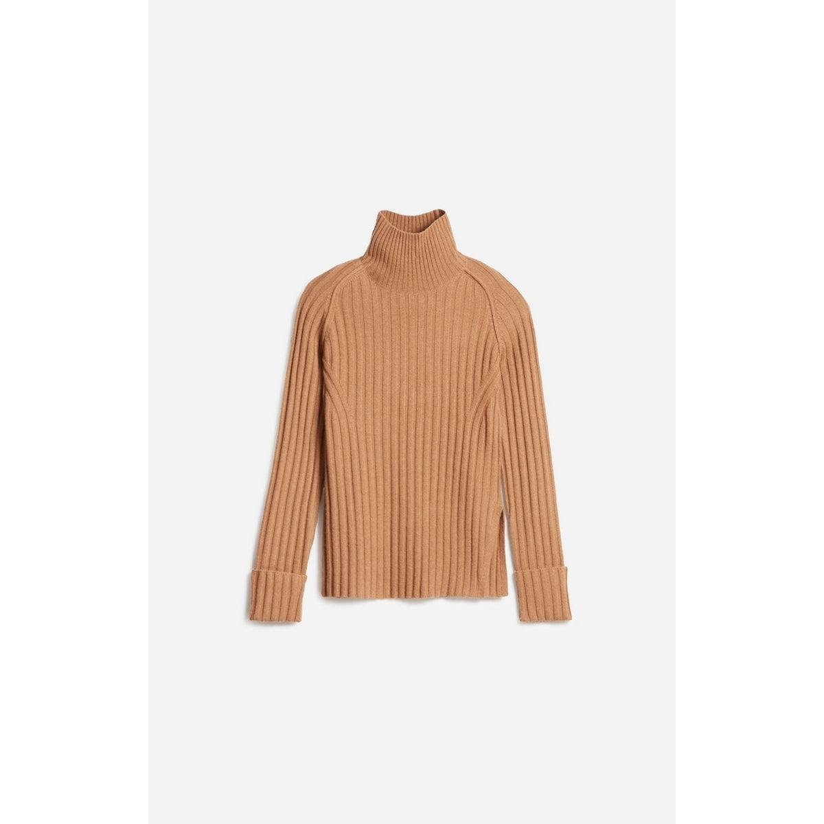 Pull Col Montant Faucon - Camel