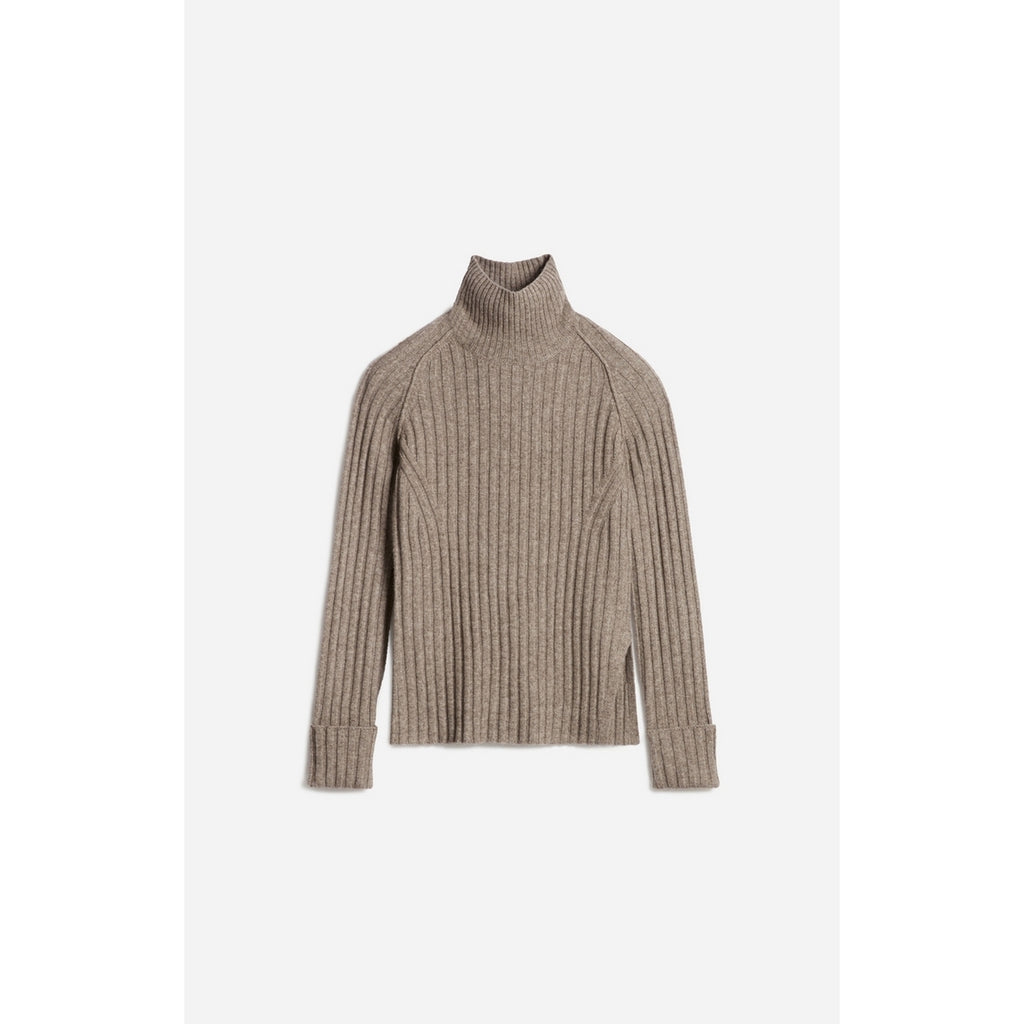 Pull Col Montant Faucon - Taupe