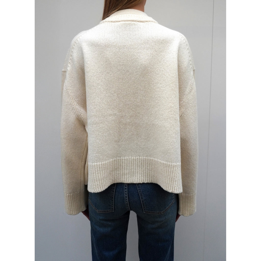 Cardigan Fennel - Råhvid