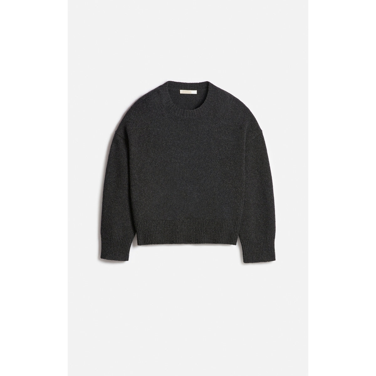 Pull Col Rond Fortuna - Anthracite