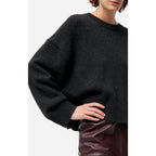 Pull Col Rond Fortuna - Anthracite