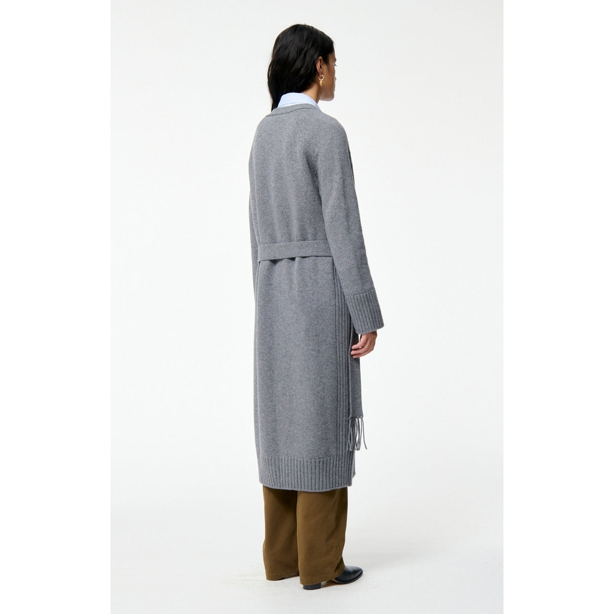 Cardigan Long Francine - Gris Chine