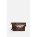 Pochette Zippee Zipped Clutch - Fauve