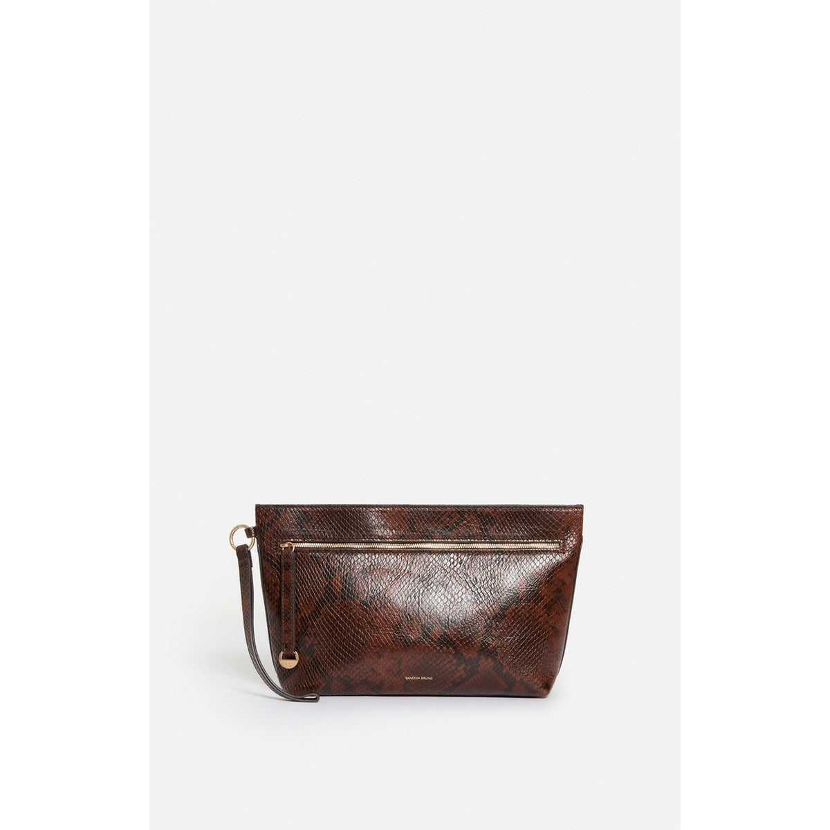 Pochette Zippee Zipped Clutch - Fauve