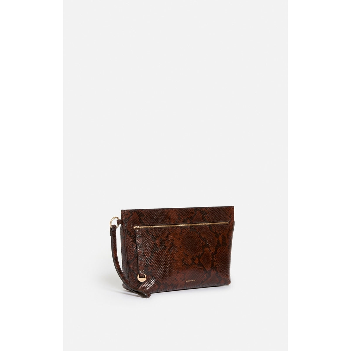 Pochette Zippee Zipped Clutch - Fauve