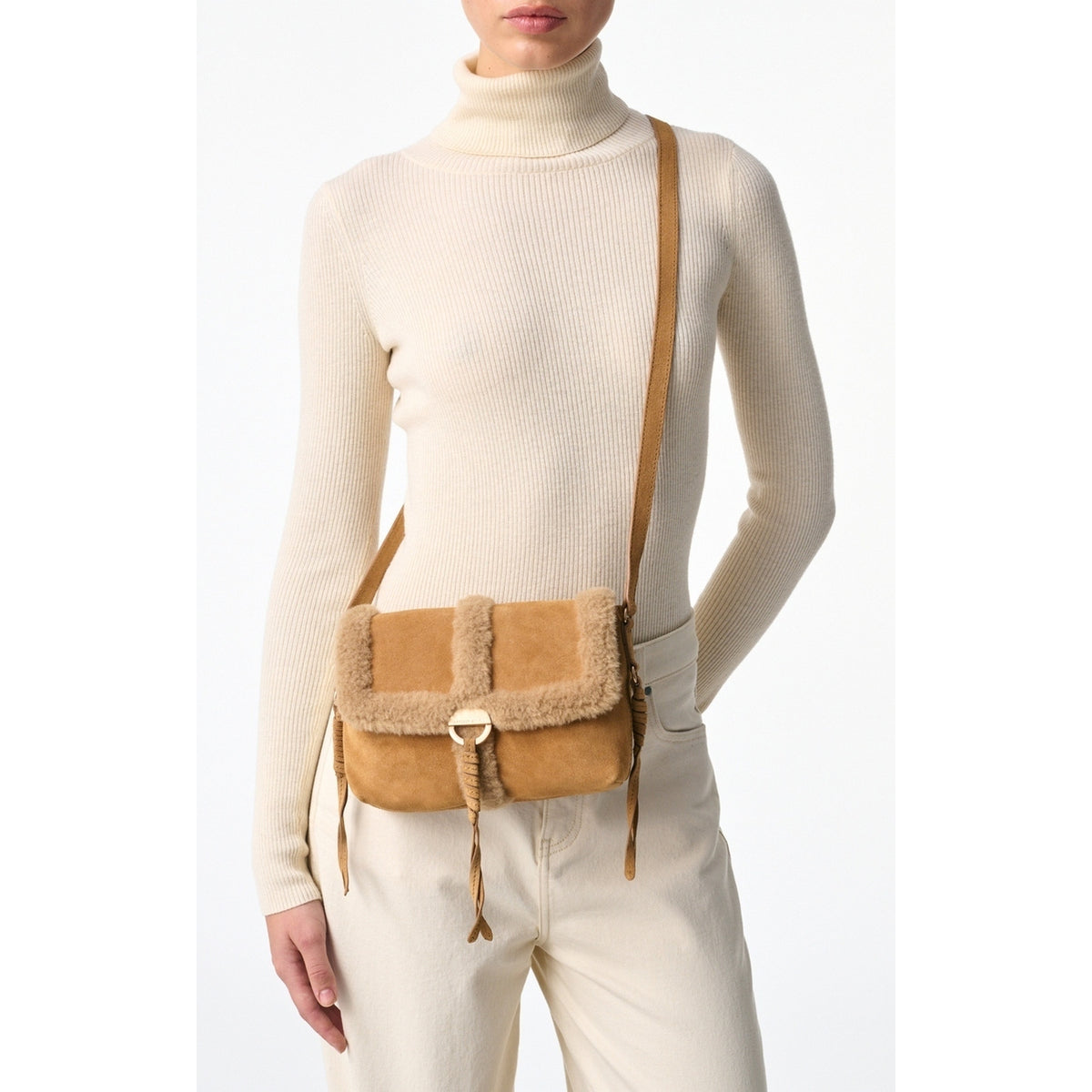 Sac A Rabat Clutch Othilia - Caramel