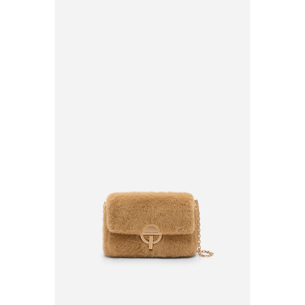 Mellem Moon Skuldertaske Med Klap - Beige