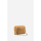 Mellem Moon Skuldertaske Med Klap - Beige