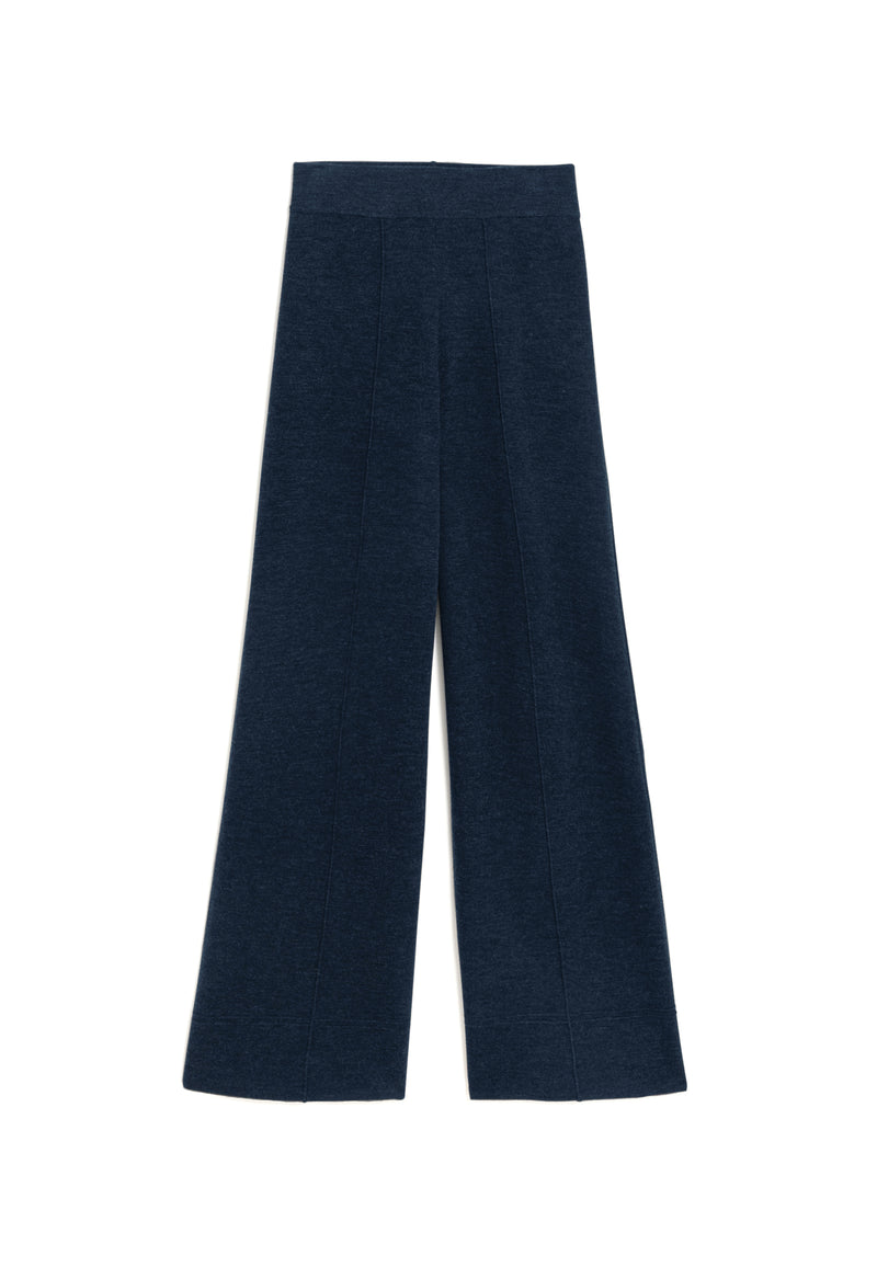 Pantalon Large - Bleu Denim - Femme