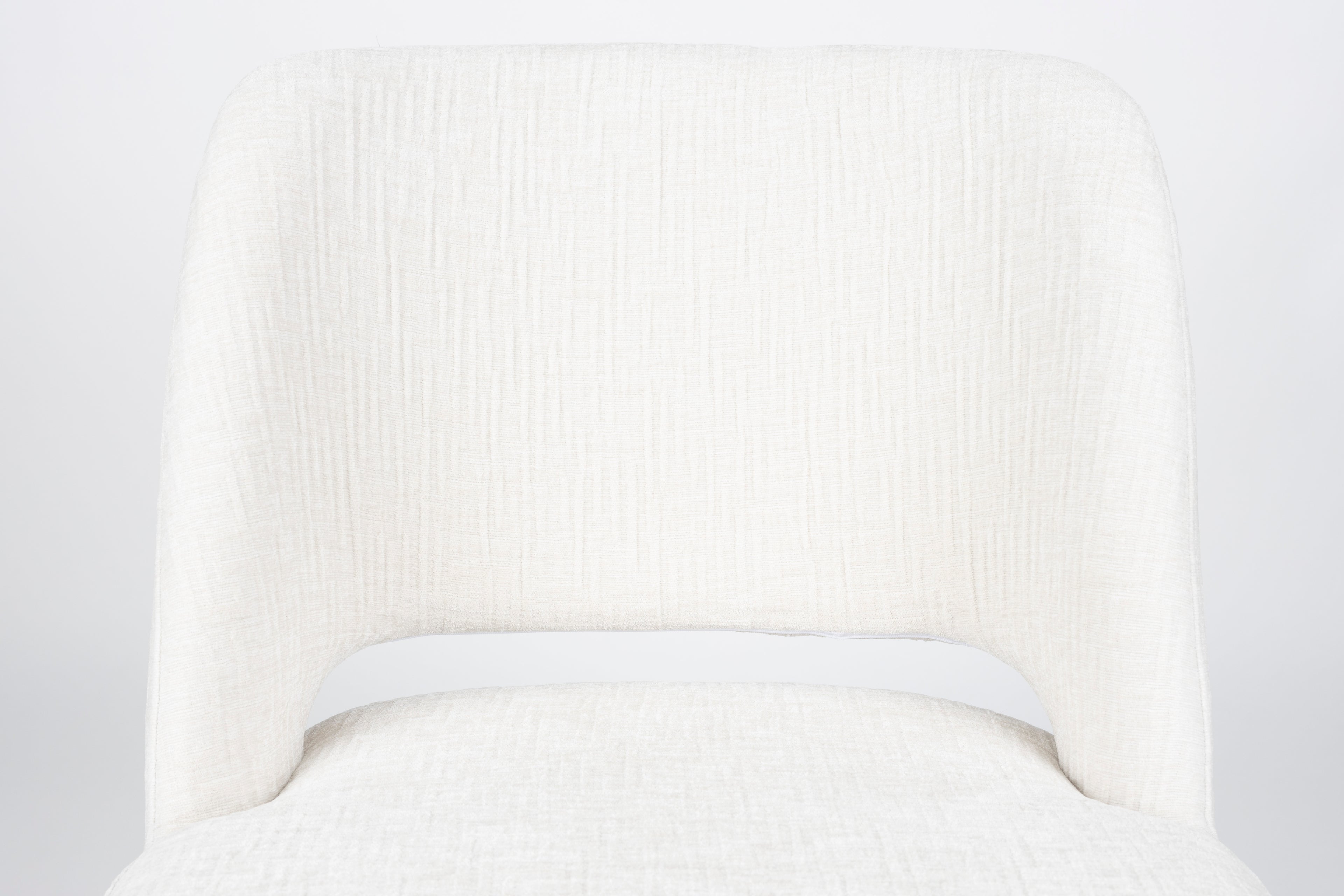 Yves - Dining Room Chair - Polyester - White/Beige