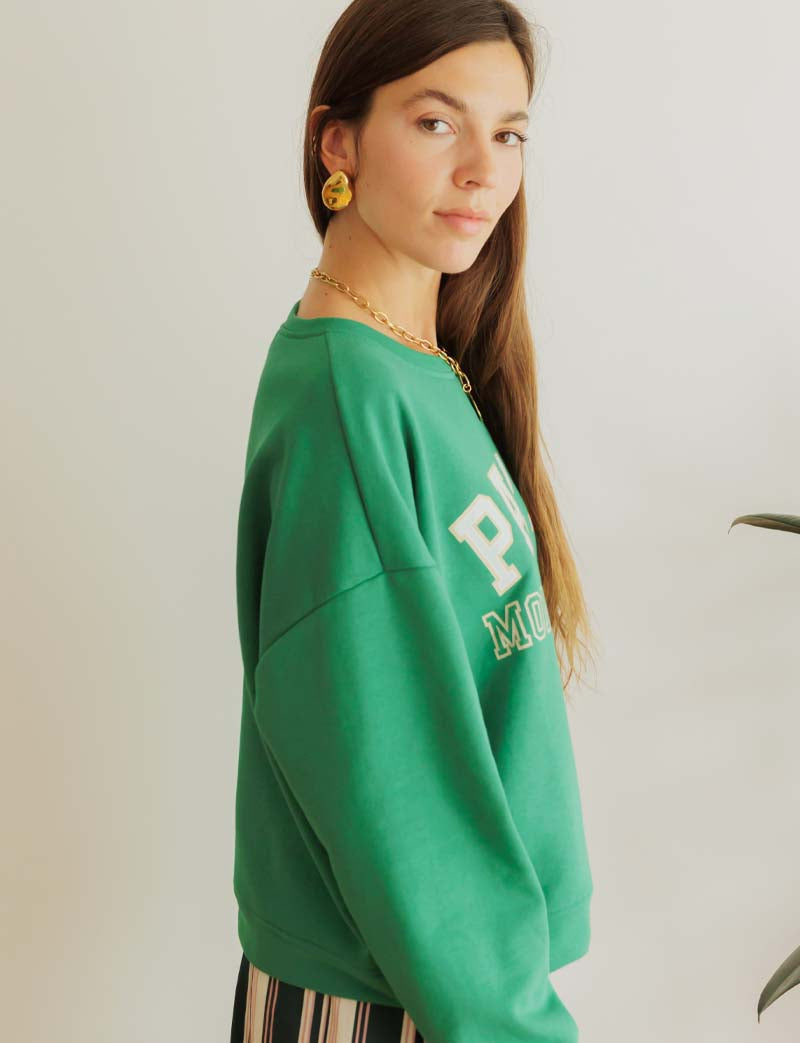 Sweat Vert Paris Montmartre