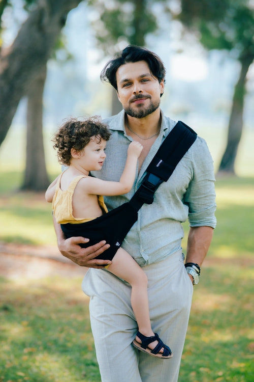 Porte-bébé MomSwing - Noir Intense