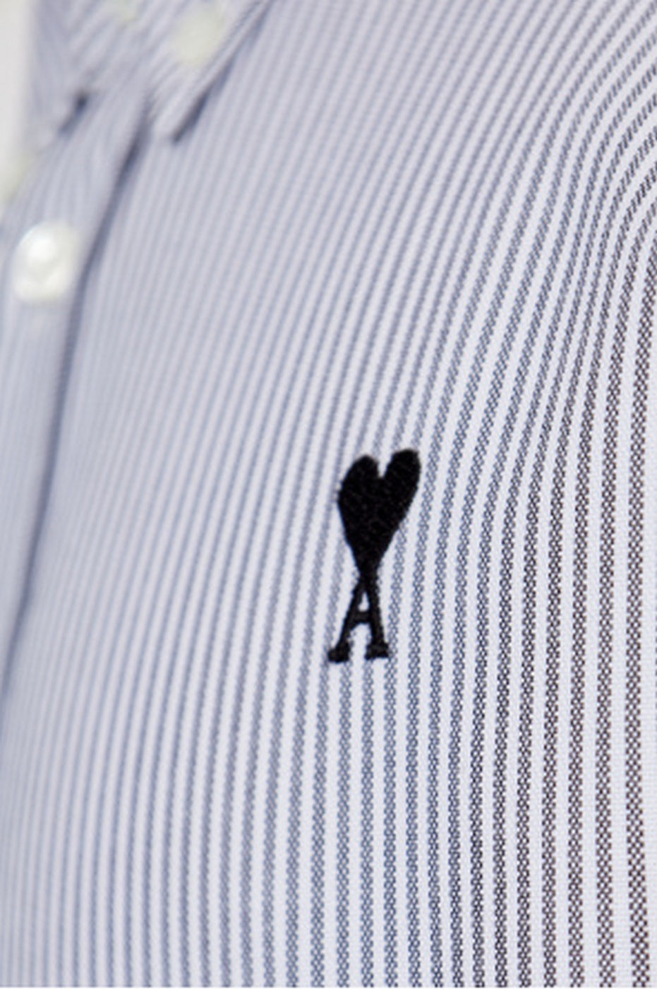 Ami Paris - Chemise Oxford Ami De Coeur En Coton