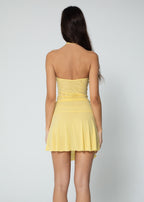 Robe Résille Asymétrique - Beurre