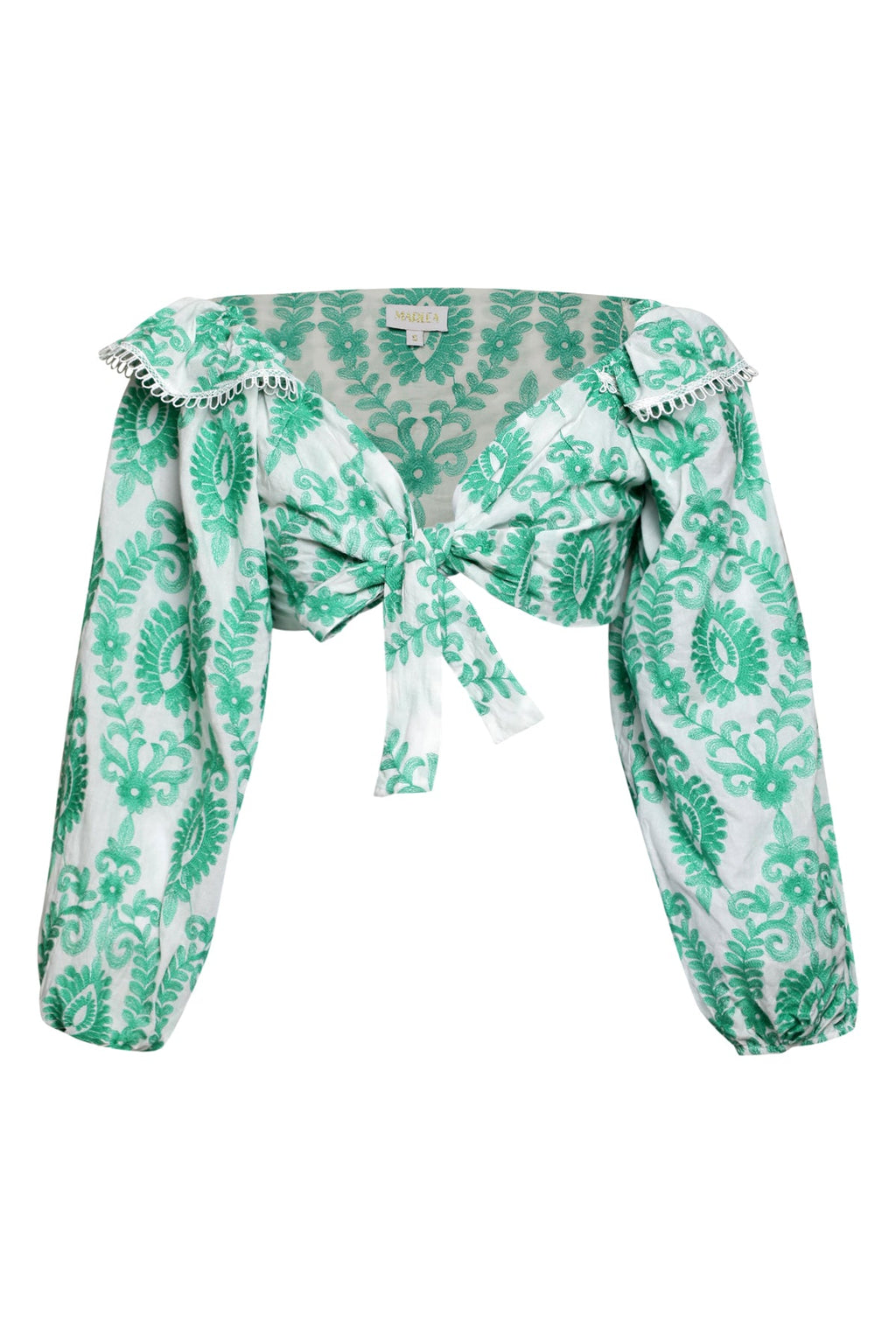 Top Aleksandra - Broderies Vert