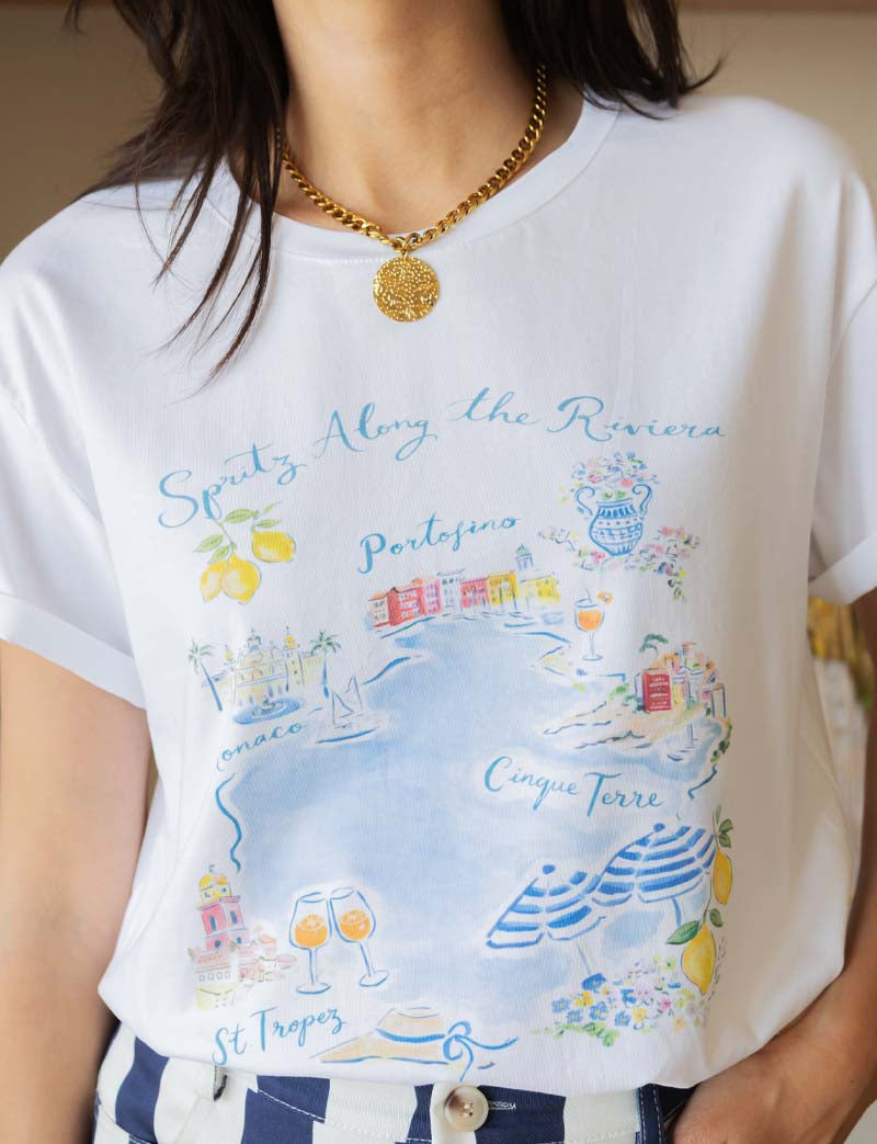 T-Shirt Bianca Riviera