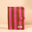 Notebook cover Noi.COUV054.Color: Mocha pink striped