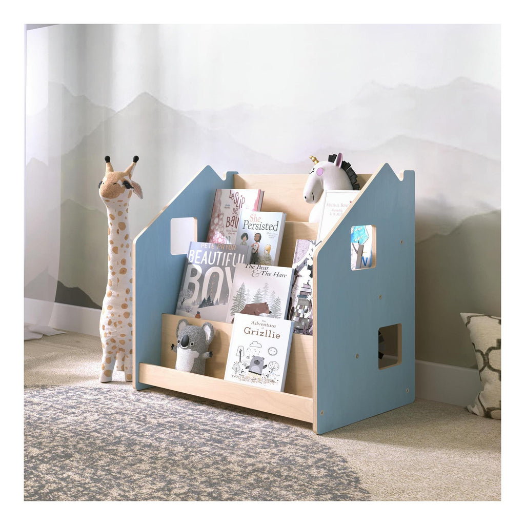 Children’s Bookshelf – Light Blue & Pink