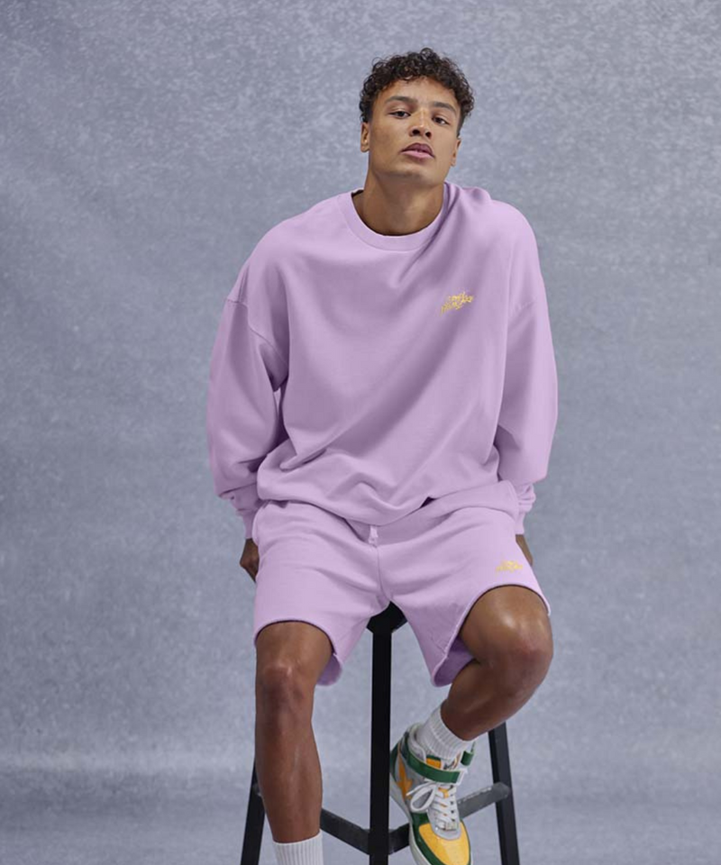 Sweatshirt Lilac Broderie