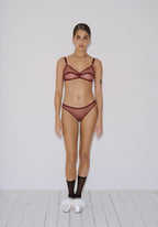 Gianni Triangle Bra - Hot Wine