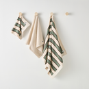 Serviette De Bain - Rayures Vertes