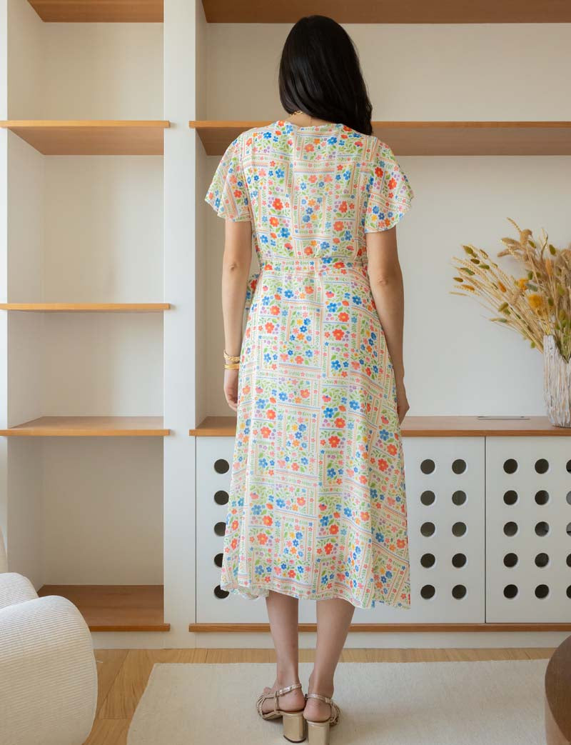 Robe Patchwork Fleurie Hasina