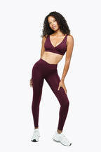 Reggiseno sportivo Crossed - Deep Purple