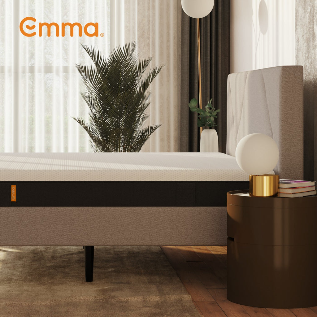 Ebbco - Set - Materasso Original Lite + Letto Cocoon Plus - Bianco e grigio