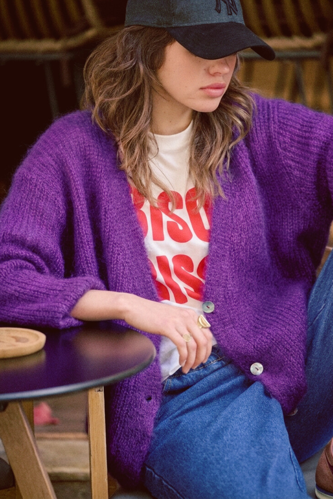 Laure Cardigan - Violet