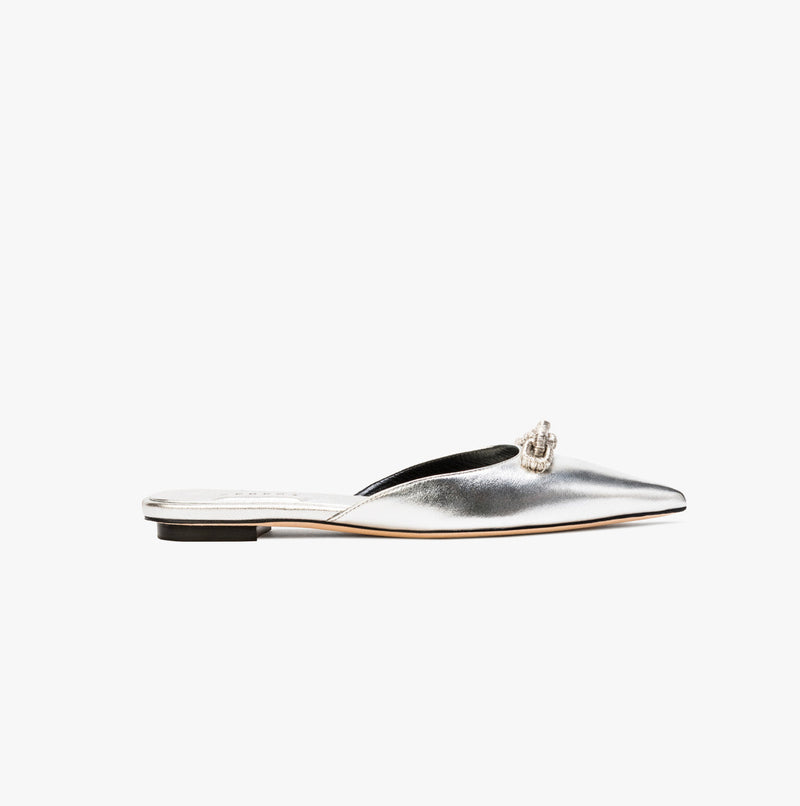 Catena Notte Silver Flat Sliperette