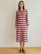 Robe Rose & Bordeaux Manon