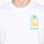 Casablanca - Camiseta L'Arche Gradient Pastel SS23 - Blanco