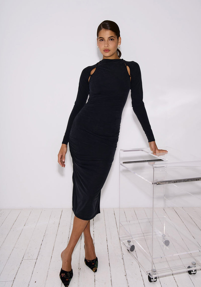 Robe Longue Antonia - Truffle