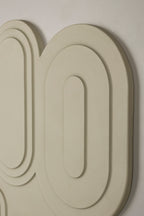 August Art - Wall Decoration - Plaster - Rice Brown/Beige