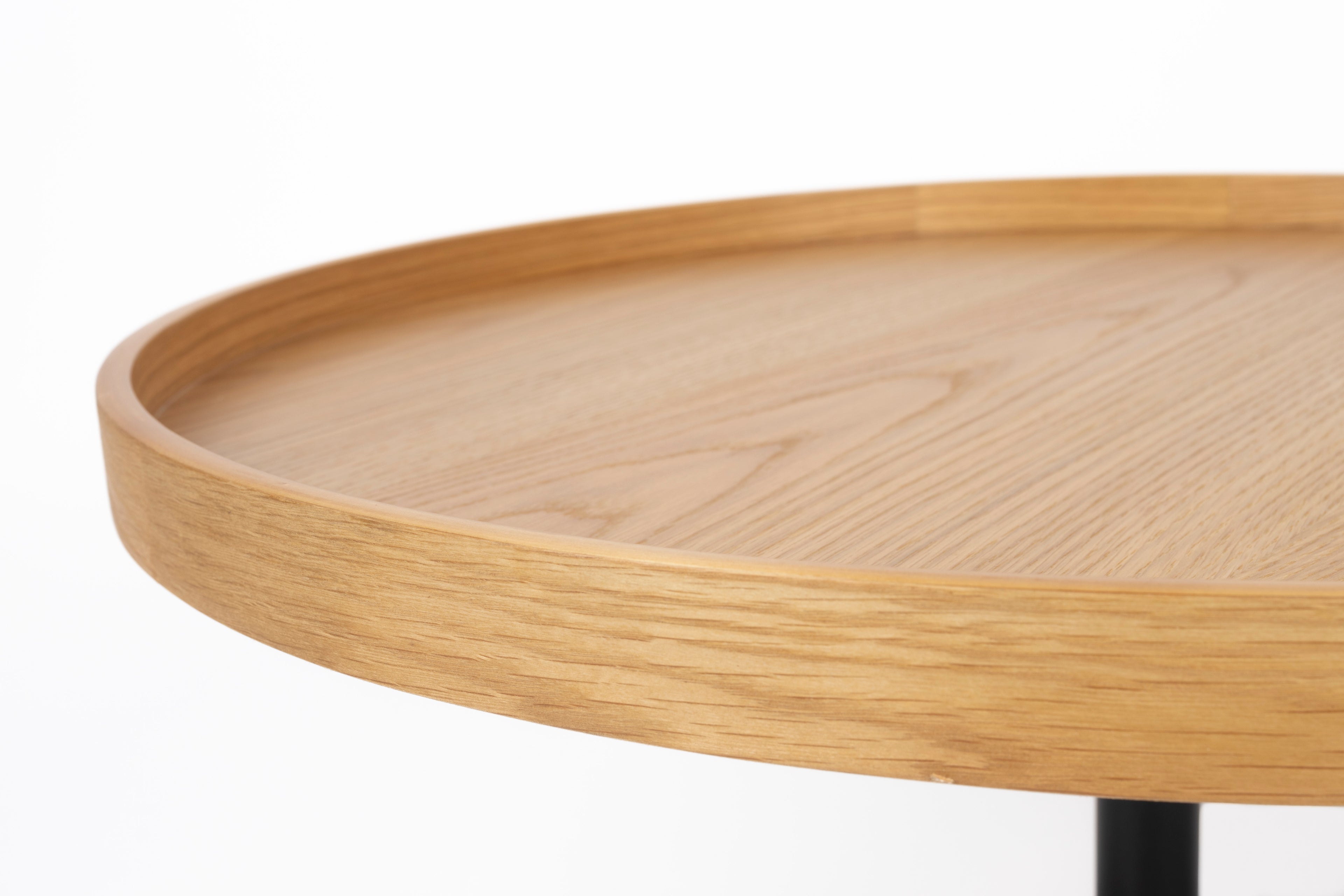 Yuri L - Side Table - Oak Veneer - Oak/Brown
