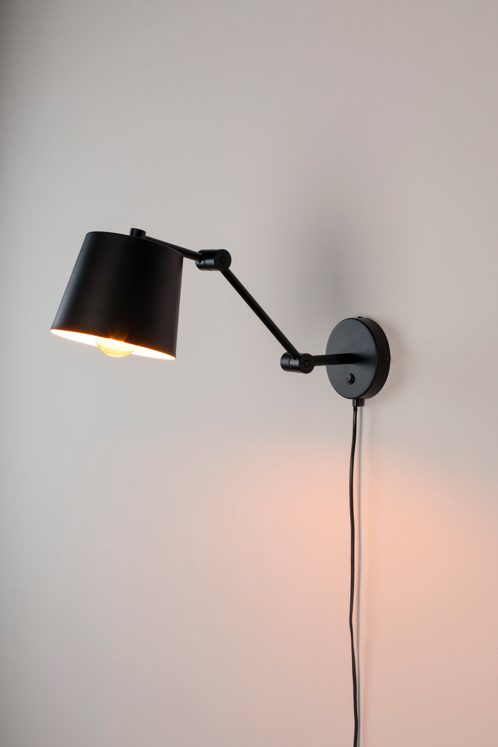 Hajo - Applique Murale - Fer - Noir