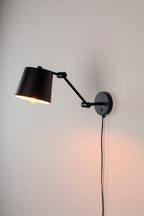Hajo - Applique Murale - Fer - Noir