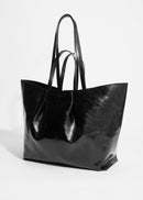 Bag Julie Tote Leather - Black - Women