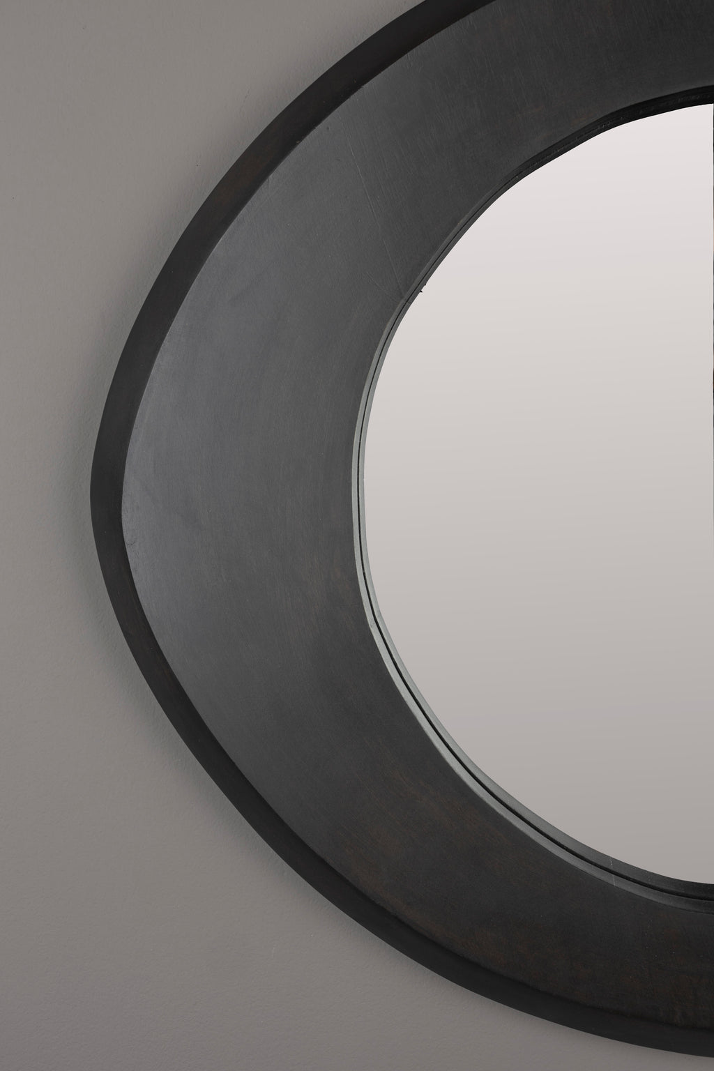 Aren S - Mirror - Mango wood - Black