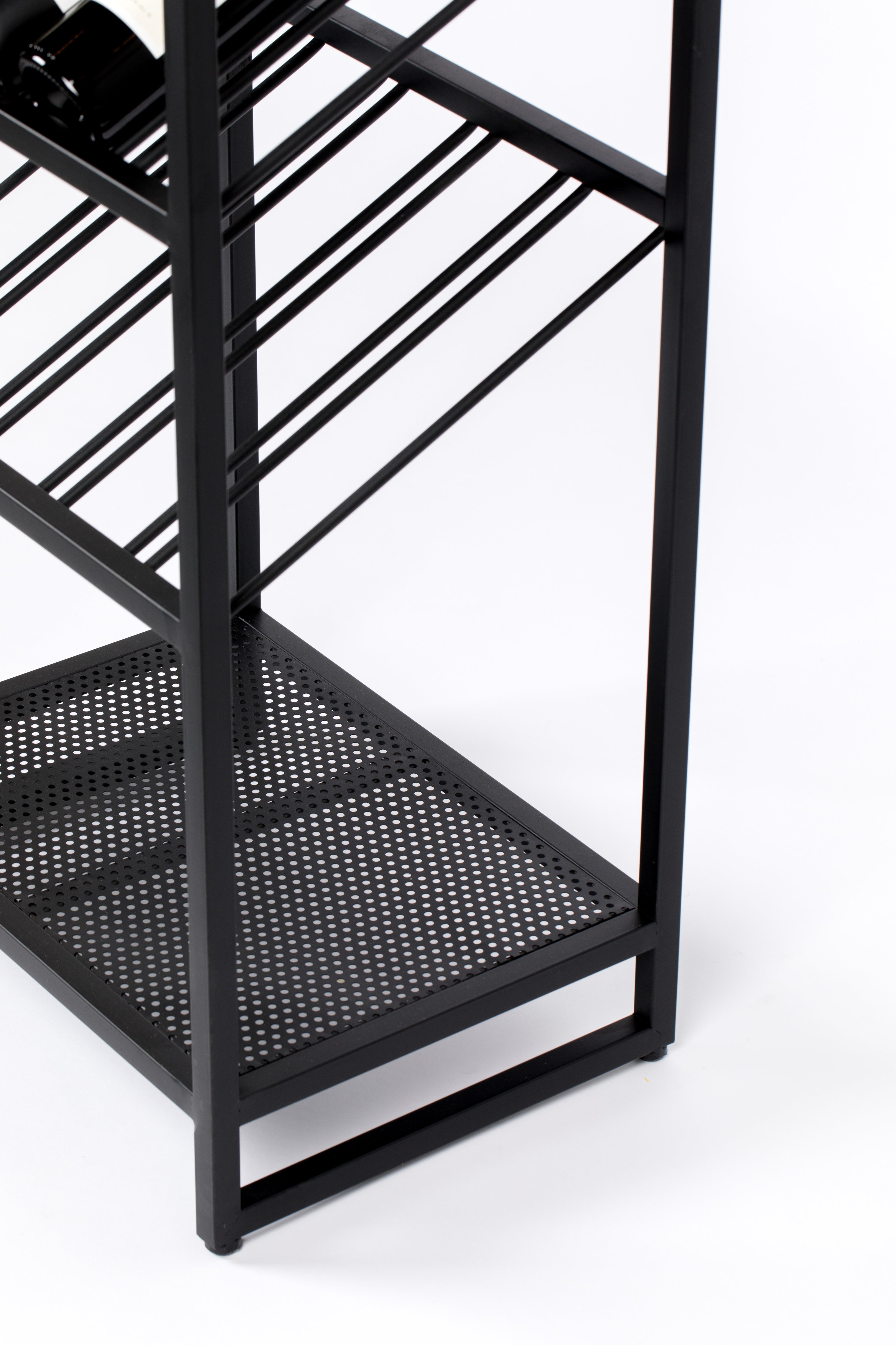 Cantor Shelf S - Wine Cabinet - Iron - Black