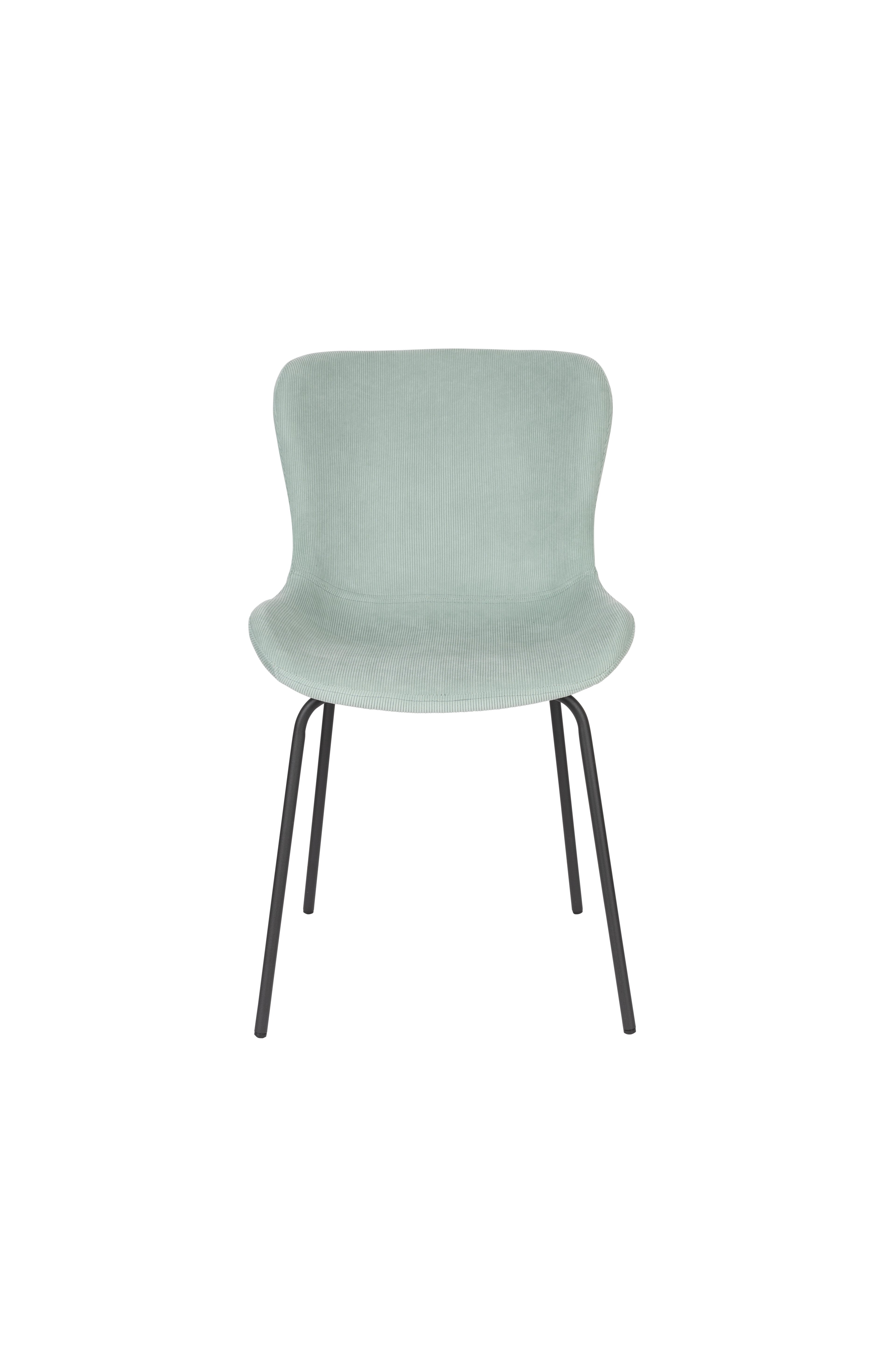 Junzo Rib - Dining Chair - Fabric - Light Green