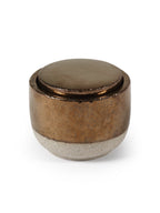 Candles Charred Santal - Bougie D'ambiance - M - Cire De Soja Et Paraffine - Or