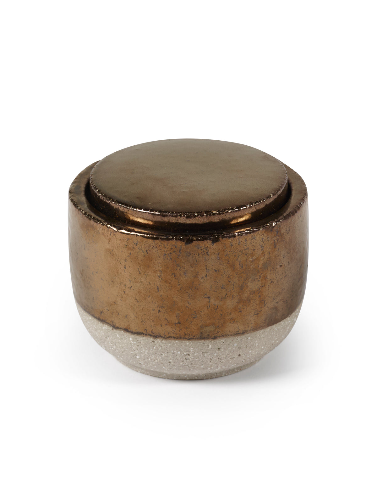 Candles Charred Santal - Bougie D'ambiance - M - Cire De Soja Et Paraffine - Or